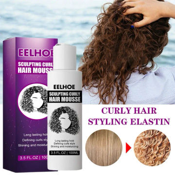 Eelhoe Curl Enhancers Styling Elastin Anti-frizz Curly Hair Moisturizing Care Curling Repair Hair Beauty Styling Agent 100m D0j0