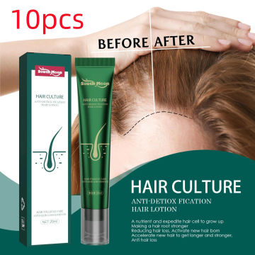 10pcs/sale Biotin Fast Oil Hair Regrowth Serum Hair Thinning Treatment Liquid Anti-Hair Loss Hair Care
