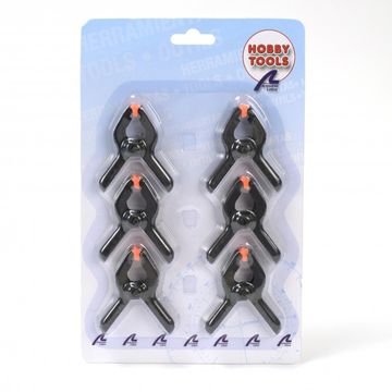 Set 6 Mini Fastening Pliers 1.18’’ (30 mm)