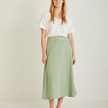 LONG MUSLIN SKIRT