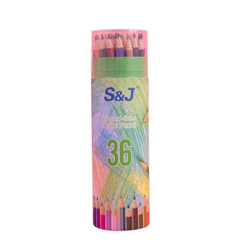 36/48 Set of coloured pencils in a tube