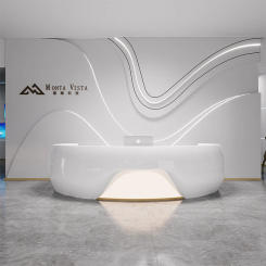 Shop Hospital Reception Desks Church Information Pulpit White Desk Office Service Organizadores De Escritorio Luxury Furniture