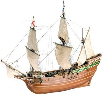 Cargo Vessel Mayflower. 1:64 Wooden Model Ship Kit