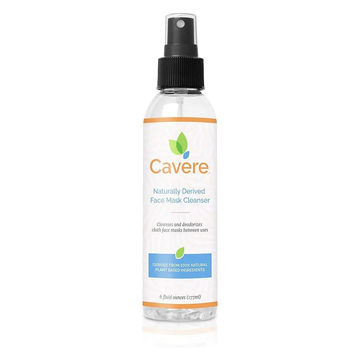 Cavere Naturally Derived Face Mask Sanitizing Cleanser Spray