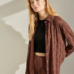 LONG-SLEEVE PRINT SHIRT