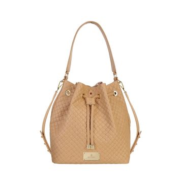 Women's handbag leather bag SO SOFTLY! beige