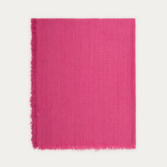 COTTON SHAWL FUCHSIA