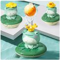 Electric Spray Water Floating Rotation Frog Bath Toy - Perfect Kid Gifts for Fun Swimming in the Bathroom