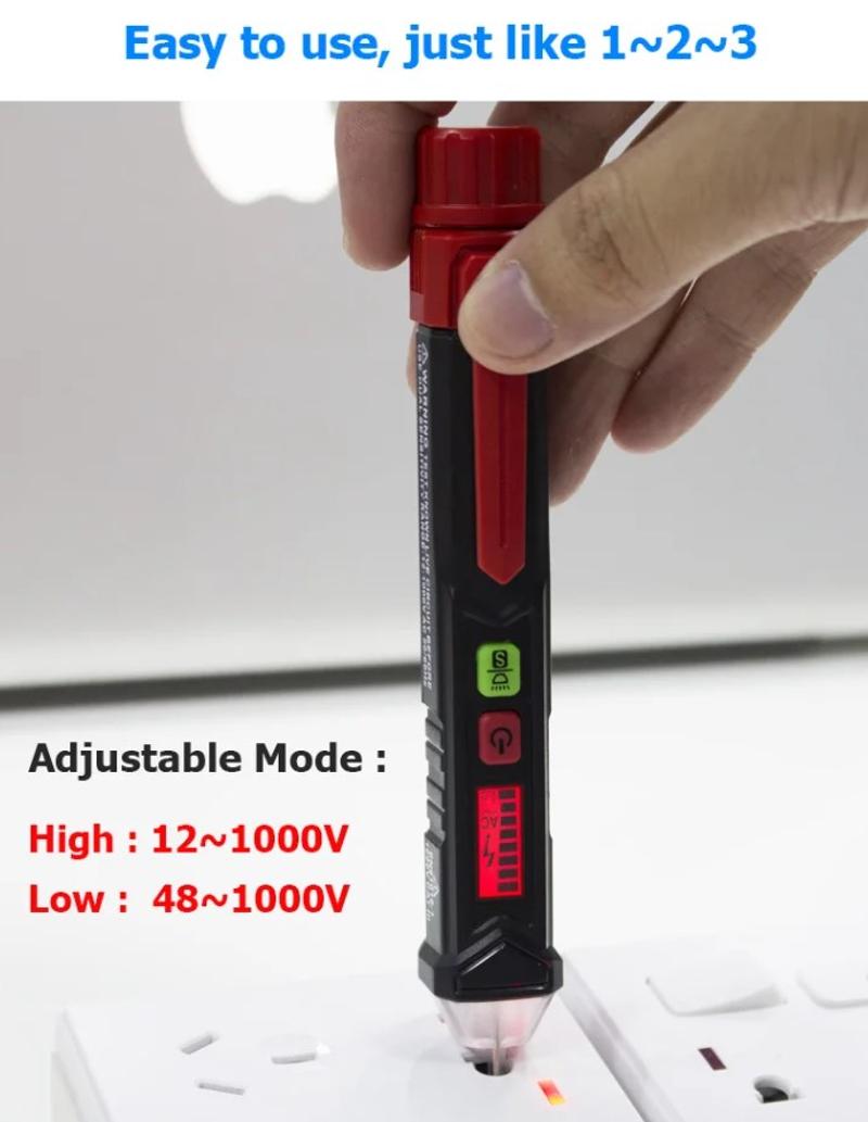 Description Picture 2 of itemSmart DMM Non-Contact Voltage Detector Tester Pen: Electrician's Essential for Safe Circuit Detection