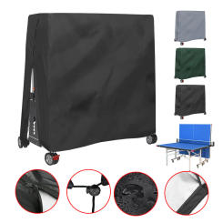 Outdoor Table Tennis Folding Tables Dust Cover 210D Oxford Cloth Waterproof Durable Table Protective Cover Furniture Cover