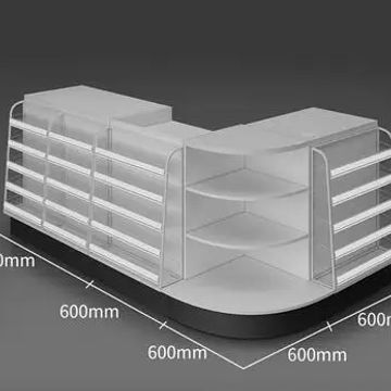 Supermarket checkout counter Convenience store corner bar counter