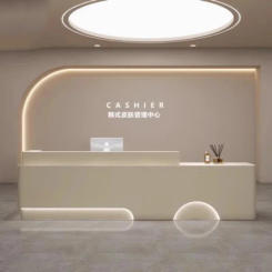 Corner Closet Reception Desks Beauty Console Luxury Service Front Desk Lectern Modern Pulpito Para Igreja Reception Furniture