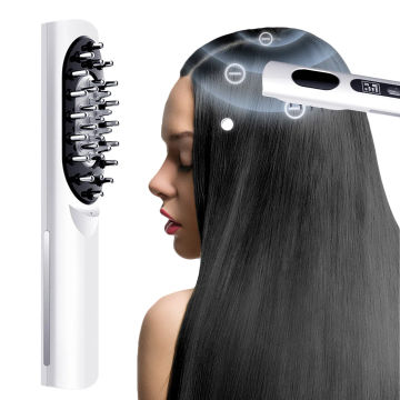 Scalp Applicator Comb 2-in-1 Massage Brush For Scalp And Hair Brush Vibrating Head Massager For Stress Relax Hair Growth