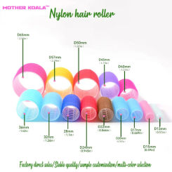 1 Bag Pink Plastic Large Grip Hairdressing Hair Roll Roller Curlers Salon Home Use Curling Curler Rollers Styling Tools