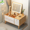 Nordic Modern Dresser Nightstand Bedroom Furniture Dressing Table With Mirror Drawer Mini Bedside Table