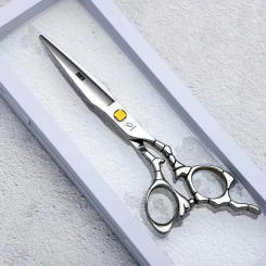 7 inch hair scissors Professional thinning shears hairdressing tools VG10 steel 6S precision bearing screws Custom Logo