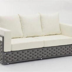Latest Design Garden Aluminum Frame Living Room Furniture Sofa Set