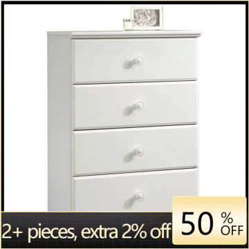 Storybook 4-Drawer Dresser Dressing Table Soft White Finish Freight Free Furniture Bedroom Home