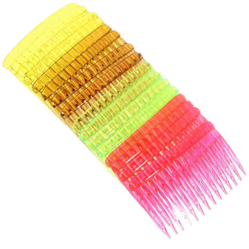 Classic Slide Combs Colorful Hair Clips Side Combs Plastic Wide Teeth Combs Insert Combs Hair Accessories Women Girls Lady