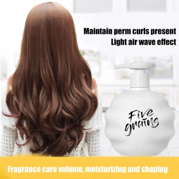 300ml Curl Defining Hair Cream With Amino Acid Hair Frizz Control Shine Hair Conditioner For Wavy Curly Defining Hair Cream