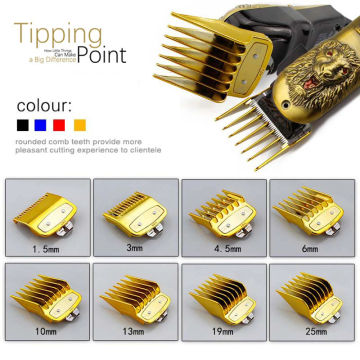8 pcs/set Universal Professional Hair Clipper Full Size Limit Guide Comb Cutting Guide Comb Trimmer Metal Comb Haircut Tools Set