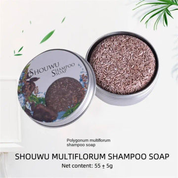 Soap Hair Darkening Shampoo - 100% Natural Organic Conditioner Moisturize Repair Gray White Hair Dye Bamboo
