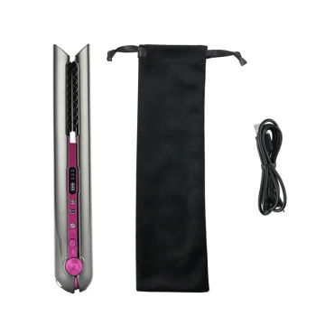 Wireless Hair Straightener USB Cordless Hair Flat Iron With Charging Base