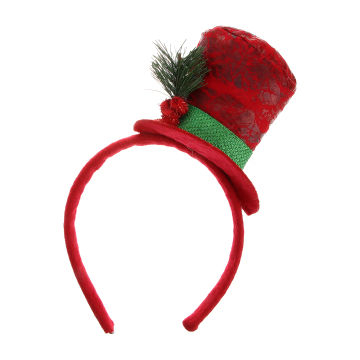 Hat Headband Red Hair Snowman Headband Hats for Adults Children Christmas Party Favors