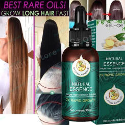 Ginger Hair Growth Product Anti-loss Hair Regrowth Serum Oil Fast Grow Prevent Baldness Treatment Alopecia Men Women Hair Care