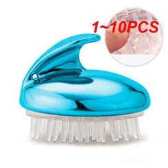 1~10PCS Silicone Scalp Massager Shampoo Brush Hair Washing Comb Relieve Fatigue Bath SPA Relax Shower Hair Salon Hairdressing