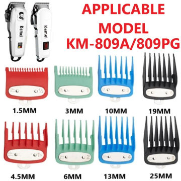 8Pcs/Set universal hair clipper limit comb guide attachment set for Kemei clippers hair clipper combs hair cutting guide comb