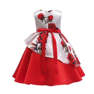 Flower A-Line Kids Pageant Dresses for Toddler Little Girls