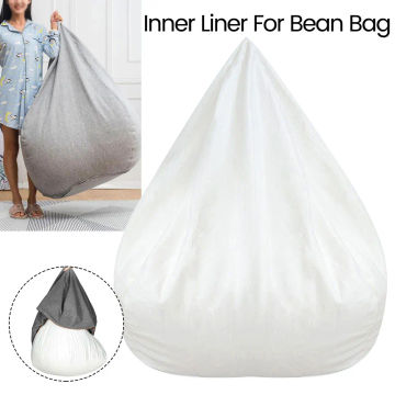 Replace large removable and washable inner liner beanbag chair cover lazy sofa liner beanbag