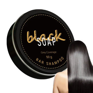 Reverse Grey Hair Bar Shampoo Coverage and Darkening Black Bar for Gray Hair Hair Dyeing Tool Cleaning and Nourishing hair Bar