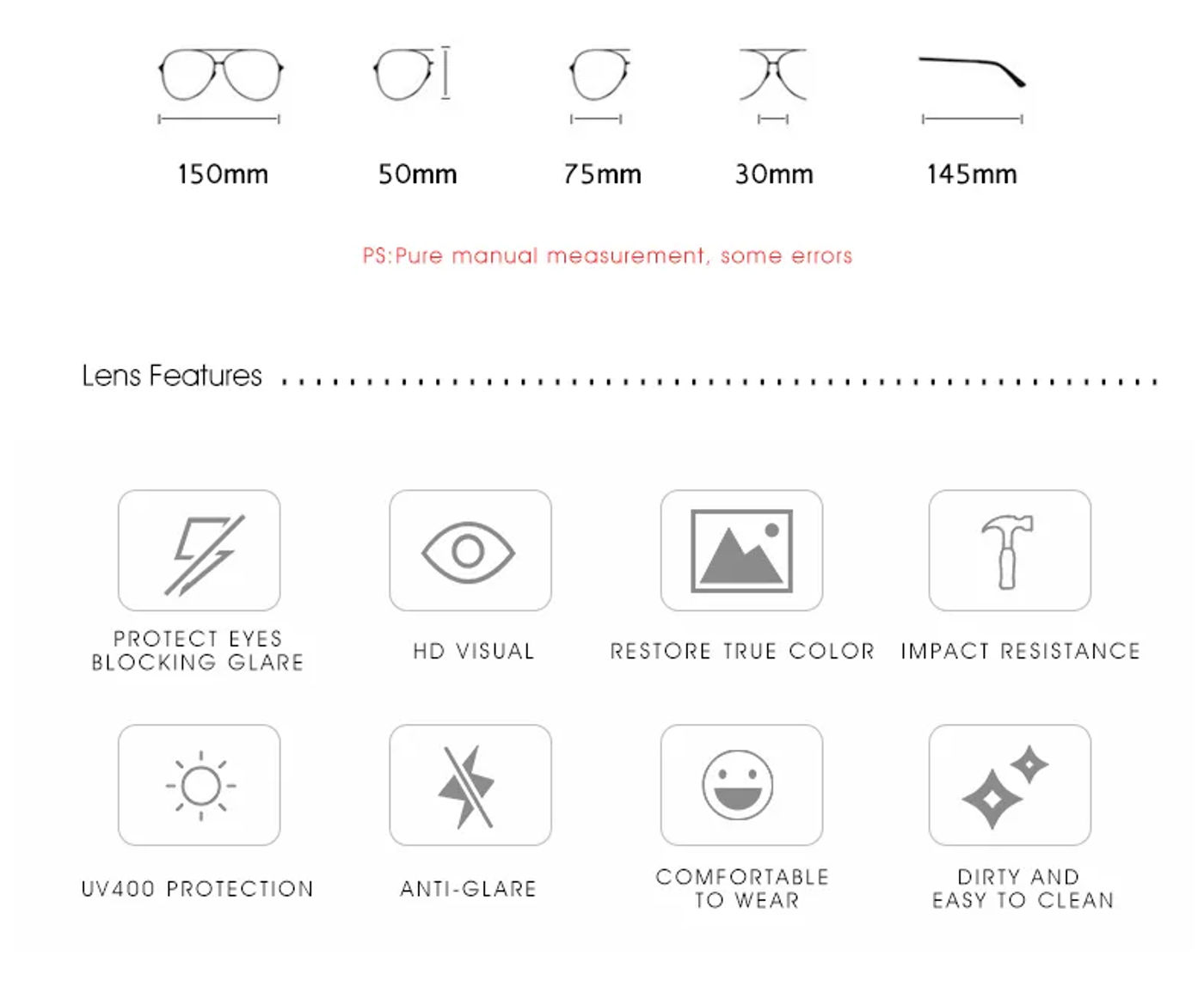 Description Picture 2 of itemPolarized Sport Sunglasses for Men and Women - Ideal for Fishing, Sun Goggles for Camping, Hiking, and Driving - Brand New Eyewear