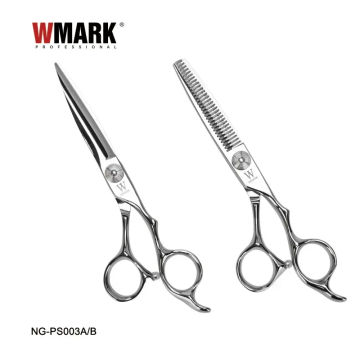 WMARK NG-PS003A/B 9CR Flat Cut Teeth Thinning Scissors Hair Salon Shears  6.0 Inch Professional Hair Scissors  Barber Tool