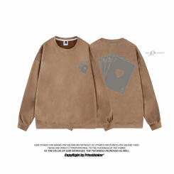 Y2K Texas Holdem Graphic Pullover Men Sweatshirt Street Punk Printed Spring Autumn New Hip Hop Streetwear Men Top Hoodies Y2K