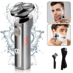 Mens Electric Shaver 4D blades Razor Set USB Charging Shaving Machine Washable Hair trimmer LED Display Shavers