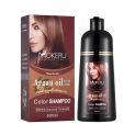 Black Instant Hair Color Shampoo for Gray Hair Hair Dye Shampoo Coverage Argan Oil Coloring in Minutes for Women Men