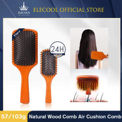 Natural Massage Comb Anti Static Gasbag Hair Care Wooden Brush High-quality Premium Must-have Gentle Aveda Effective Detangling