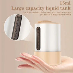 EMS Microcurrent Electric Scalp Massager Brush Vibration Red Light Therapy Head Massage Comb Liquid Oil Applicator