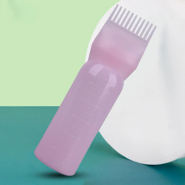 1PC Professional Hair Dye Bottle Applicator Brush Dispensing Salon Hair Coloring Dyeing Dry Cleaning Bottle for Girls
