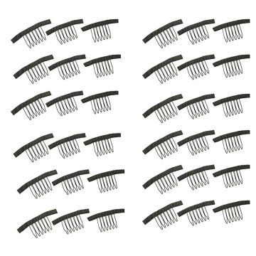 36 Pcs Clips Comb Steel Tooth Comb Convenient for Caps Lace