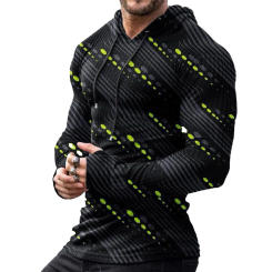 Mens Hoodies Slim Fit Sports Streetwear 1pc Sweatshirts 3D Print Activewear Hooded Jumper Long Sleeve Comfortable