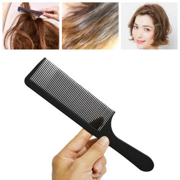 Health Care Plastic  Heat Resistant  Professional  Salon Styling Tool Detangling Hairdressing Flattop Hair Cutting Comb