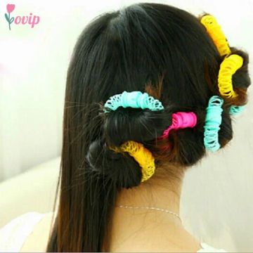 8 Pcs/Lot Magic Curler Hair Rollers Curls Roller Lucky Donuts Curly Hair Styling Make Up Tools Accessories For Woman Lady