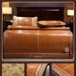 Mat Bamboo mat summer double-sided winter and summer dual-use ice silk straw mat student dormitory single bed summer rattan mat