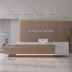 Banco Cabinet Reception Desk Conference Luxury Standing Information Reception Desk Counter Barbershop Schreibtisch Bar Furniture