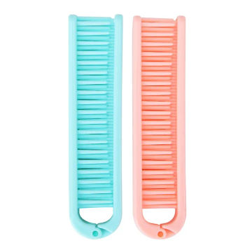 Color creativity Folding Double sided Hair Curling Straight Hair Comb Mini Portable Home Travel Hair Comb