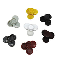10Pcs Round Plastic Cover Furniture Panel hole plug drilling screw furniture hole plug anti-theft door hole